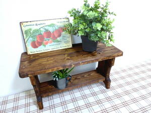  hand made flower stand ( dark cheeks color ) antique manner 