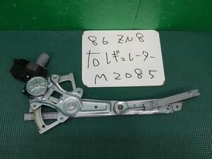 TOYOTA 86 3BA-ZN8 右フロントレギュレーター モーター GR86 SZ