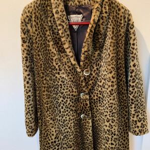 ヒョウ柄　レオパード　ロングコート マックショウ　クールス　ロカビリー　ロッンローラー　LEOPARD 