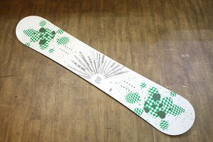 011 Artistic/ZERO OneOne/ゼロワンワン Double スノーボード 板 152cm ホワイト×グリーン スポーツ用品 ウィンタースポーツ