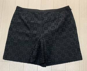 ANAYI 総レース ショートパンツ【38】黒 美品 アナイ