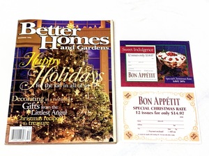 423A/1996年12月 Better Homes and Gardens/Happy Holidays Meredith 家づくりのアイデア インテリアスタイル 現状品