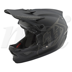 【在庫調整期間限定特価】Troy Lee ヘルメット 自転車用 D3 FiberLite Mono マットブラック/L