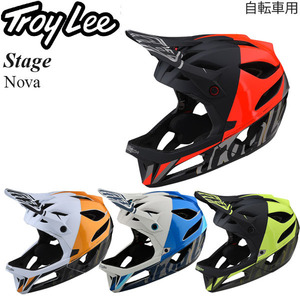 【在庫調整期間限定特価】Troy Lee ヘルメット 自転車用 Stage Nova グローレッド/M-L