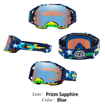 Oakley オークリー ゴーグル モトクロス用 Airbrake MX トロイリーデザインシリーズ Blue Banner プリズムレンズ OO7046-D1_画像2