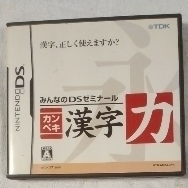 【DS】 みんなのDSゼミナール カンペキ漢字力 