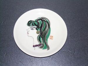 宮本三郎 飾り絵皿　17cm　NEW TOKYO　827338AA3Q