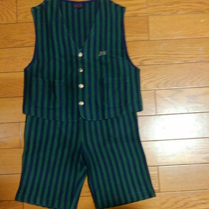  Junko Shimada лучший шорты выставить 120.130. темно-синий × темно-зеленый б/у 