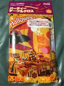  Coca Cola Halloween party tablecloth photo Pro ps attaching! unopened goods 