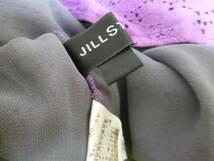 JILL STUART/ジルスチュアート◆パープル×グレー花柄総レースリボンノースリーブM/紫◆1020_画像5
