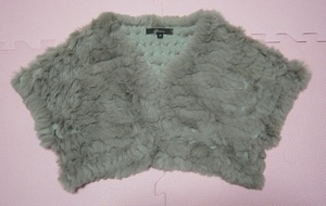 Pinky &amp; Dianne Pinky &amp; Diane Rabbit Furtops Bolero 38 Grey Best