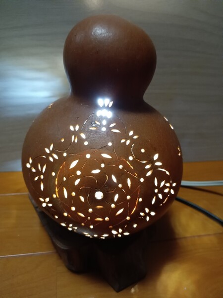 瓢箪ランプ(ハンドメイド)