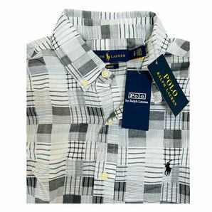 週末セール新品POLO Ralph LaurenのスリムフィットS/Pサイズシャツ日本未発売ボタンダウン長袖シャツUSA限定