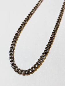 *Pt850 platinum flat pattern necklace 50.4g 51cm*