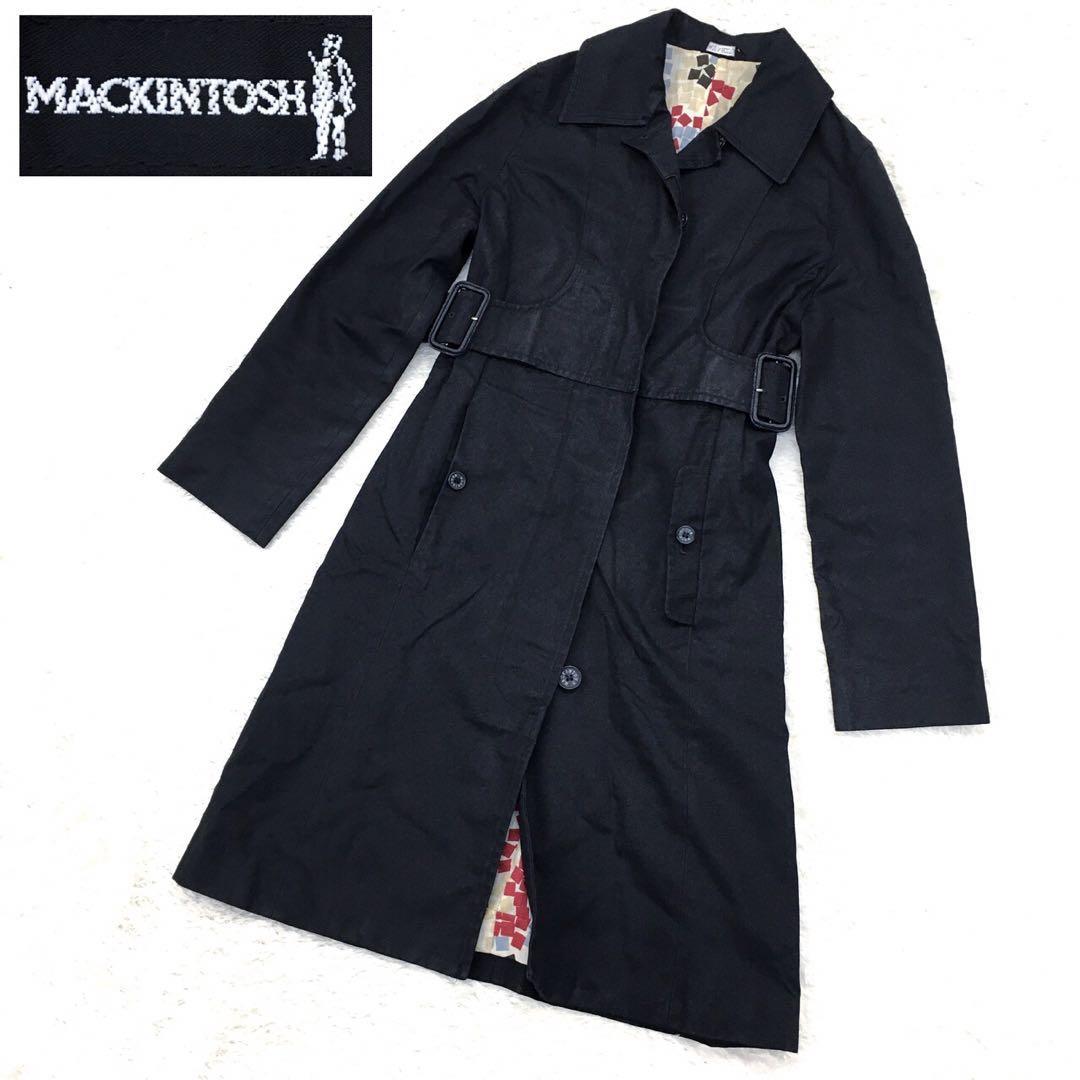 未使用タグ付き】Mackintosh マッキントッシュゴム引きコート 34