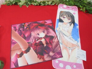 [M5542/6] anime goods towel & handkerchie 2 point set ...../ can tok