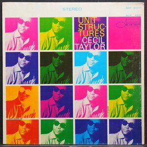 【米オリジナル】CECIL TAYLOR 美品 UNIT STRUCTURES セシルテイラー BLUE NOTE シュリンク付き EDDIE GALE / ALAN SILVA / ANDREW CYRILLE