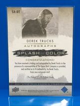 トレーディングカード UPPER DECK【デレク・トラックス Derek Trucks 「2021 UPPER DECK GOODWIN CHAMPIONS」 直筆サインカード】_画像2