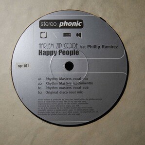 アナログ ●輸入盤 ～ Harlem Zip Code Feat. Phillip Ramirez Happy People ～ レーベル:Stereo:Phonic SP 101の画像1