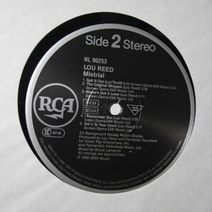アナログ ●輸入盤 ～Lou Reed Mistrial ～ レーベル:RCA NL 90253の画像3