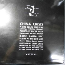 アナログ ●CHINA CRISIS / BLACK MAN RAY ～ VIRGIN(UK) VS75212_画像2