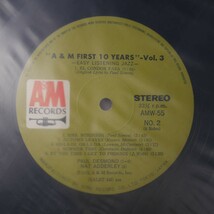 アナログ ● A&M FIRST 10 YEARS VOLUME 3 EASY LISTENING JAZZ 2LP ～ (JPN) AMW55～56_画像6