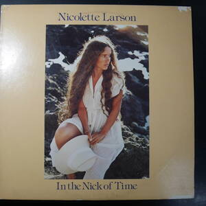  analogue * NICOLETTE LARSON / IN THE NICK of TIME ~ US paper inside sack HS-3370