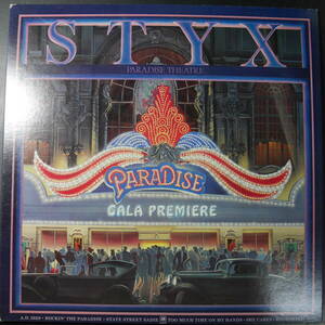 アナログ ● 邦盤～Styx Paradise Theatre レーベル:A&M Records AMP-28022