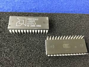 AM27C512-155PC 【即決即送】AMD 512k(64K x 8-Bit) CMOS EPROM [111To/294966] ２個セット