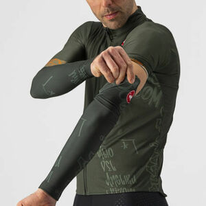 【新品 Thermoflex +8～+20℃即決即日発送】Castelli カステリ /アームウォーマー/Graffiti Cycle Arm Warmers/Street Art Cypress/Lサイズ