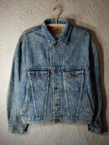 to5468　レア　Wrangler　BLUE BELL　ラングラー　ブルーベル　vintage　ビンテージ　デニム　ジャケット　ケミカルウォッシュ　デザイン