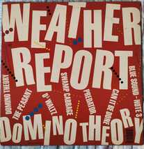 usLP WEATHER REPORT // DOMINO THEORY 1984年発売 CBS _画像6