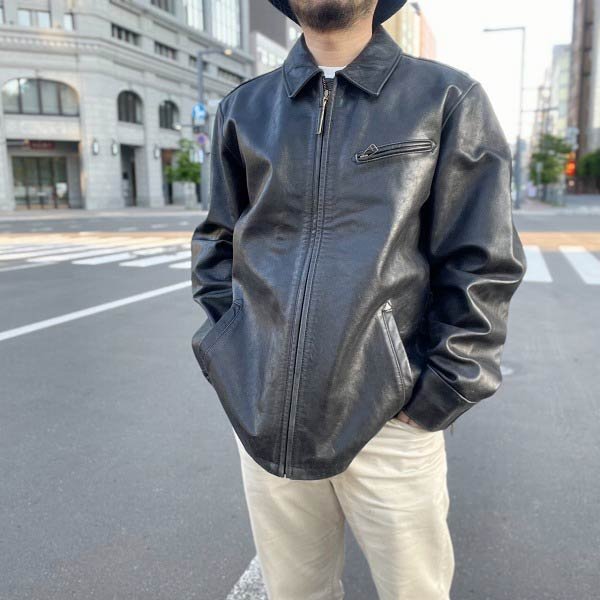 2022春夏新作 エディーバウアー シングル ライダース レザージャケット