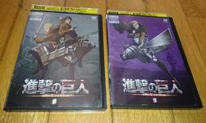 「アニメ・TV・DVD2巻」　●進撃の巨人8・9　2巻　（2013）　レンタル落ちDVD