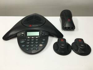 A18665)POLYCOM SoundStation2 音声会議システム 現状品