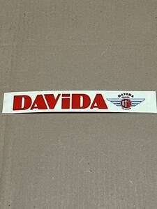 DAVIDA MOTO ENGINEERING STICKER(red)(original)(end of production) 1993 vintage rare