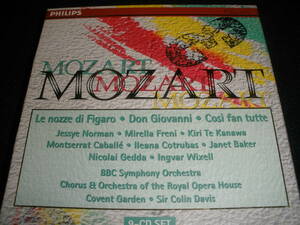 廃盤 9CD コリン・デイヴィス モーツァルト フィガロの結婚 ドン・ジョヴァンニ コシ・ファン トゥッテ ダ・ポンテ 三部作 Mozart C Davis
