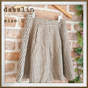 【dazzlin】ダズリン 膝丈 フレアースカート サイズS