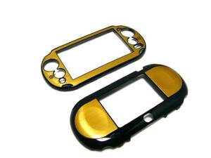 PSVITA2000 for protection plastic x aluminium storage case cover new goods yellow color 