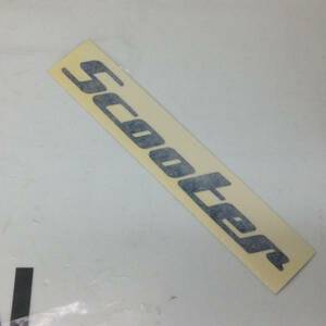 SCOOTER スクーター 【LOGO STICKER】 紺 15cm 新品正規 カッティングステッカー（郵便送料込み）