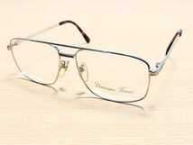 新品　Dominique France ドミニクフランス　日本製　メガネ　眼鏡　高級感　オシャレ　上品　フルリム　ツーブリッジ　チタン　12金張り_画像1