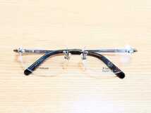 新品　Fiat lux! フィアットルクス 日本製　メガネ　眼鏡　高級感　オシャレ　上品　ツーポイント　チタン　軽い　ゴールド_画像6