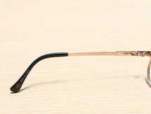新品　CERASEE　日本製 メガネ　眼鏡　高級感　オシャレ　上品　フルリム　チタン　ゴールド_画像8