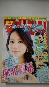 週刊少年マガジン 2012年25号 グラビア：堀北真希　堀北真希ポスター　エリアの騎士カレンダーポスター