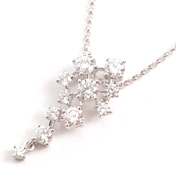 田崎真珠 ダイヤモンド 1.02ct ネックレス クロス K18 www.altatec-net.com