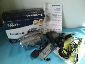 Panasonic DVDビデオカメラ VDR-D300　付属品多数　取説、箱付き　★ジャンク