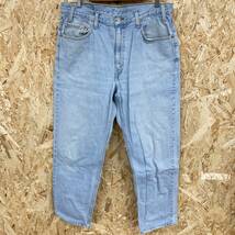 HB206【2003】Levi’ｓ 550 Ｗ36 Ｌ30 トップボタン裏748 コロンビア製 インディゴ ジーンズ デニム 古着 【130102000022】_画像1