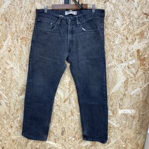 HB196【2003】Levi’ｓ 505 Ｗ34 Ｌ30 トップボタン裏196 レソト製 インディゴ ジーンズ デニム 古着 【130102000022】