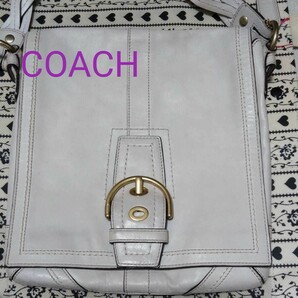 ②-7　COACH レザーショルダーバッグ ショルダーバッグ