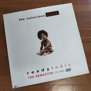 [ at that time mono * not for sale ]THE NOTORIOUS B.I.G. / official extra-large poster READY TO DIE THE REMASTER.Classic album!